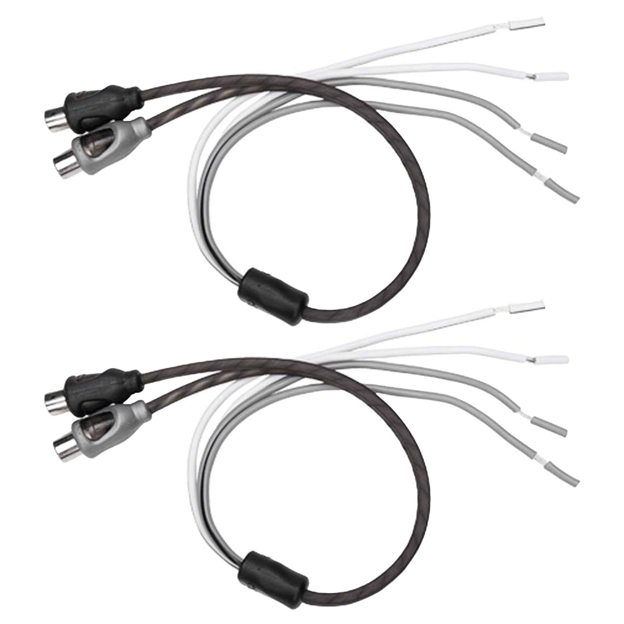 2) Rockford Fosgate RFIF2SW Speakers Line High Level to Female RCA Audio Inputs
