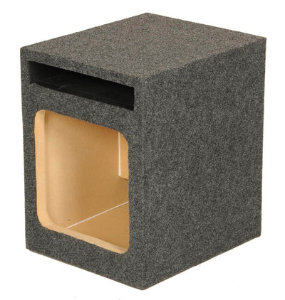 Q Power 10" Single Heavy Duty Vented Square Subwoofer Sub Enclosure Box (Used) - VMInnovations