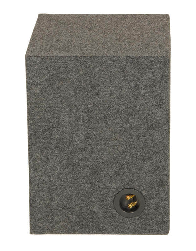 Q Power 10" Single Heavy Duty Vented Square Subwoofer Sub Enclosure Box (Used) - VMInnovations