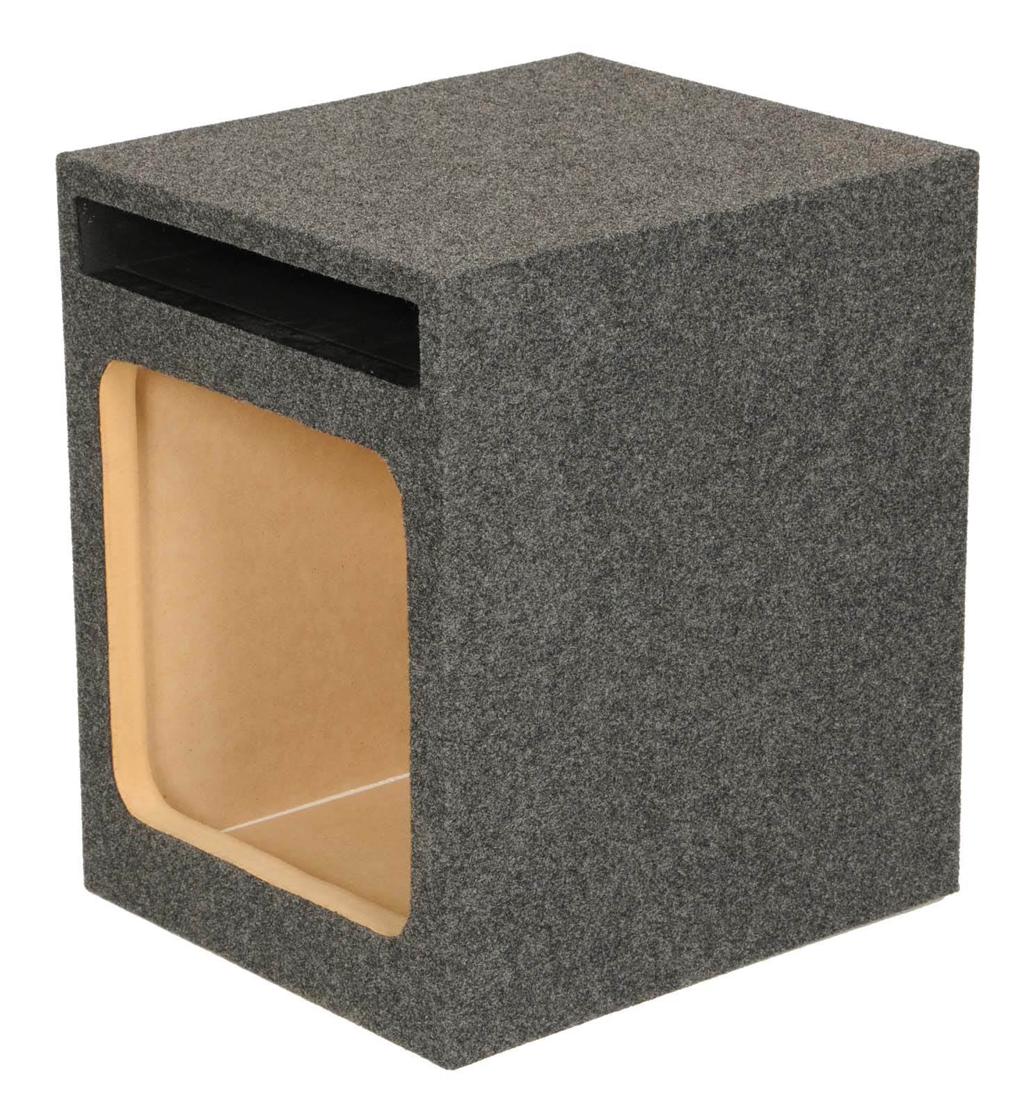 Q Power HD112 12" Single Heavy Duty Vented Square Sub Enclosure Box (Open Box) - VMInnovations