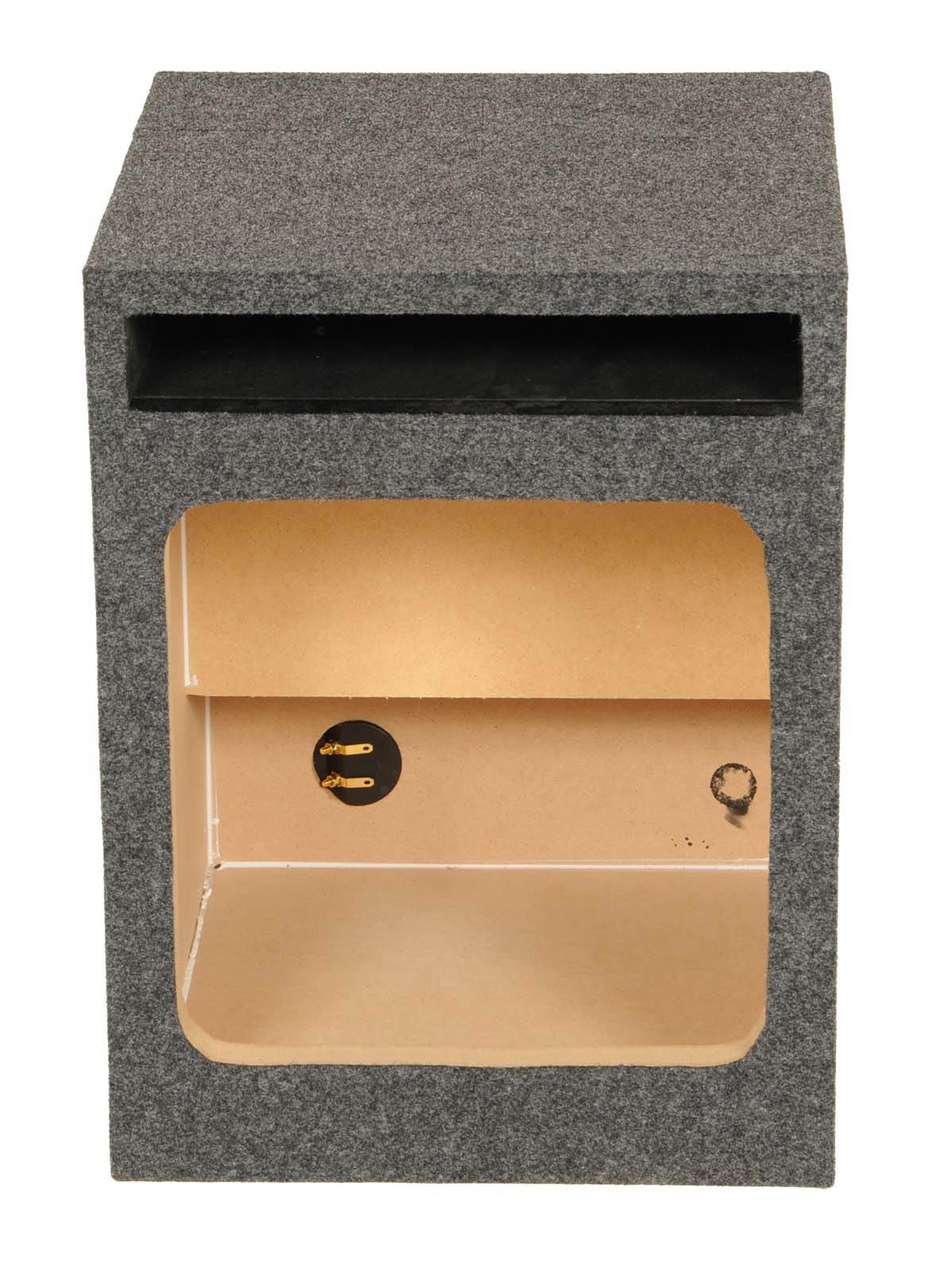 Q Power HD112 12" Single Heavy Duty Vented Square Subwoofer Sub Enclosure Box - VMInnovations