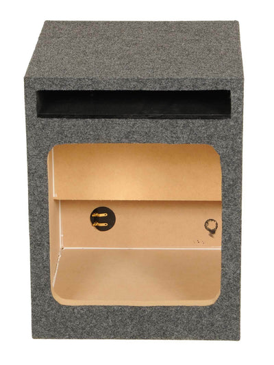 Q Power HD112 12" Single Heavy Duty Vented Square Sub Enclosure Box (Open Box) - VMInnovations