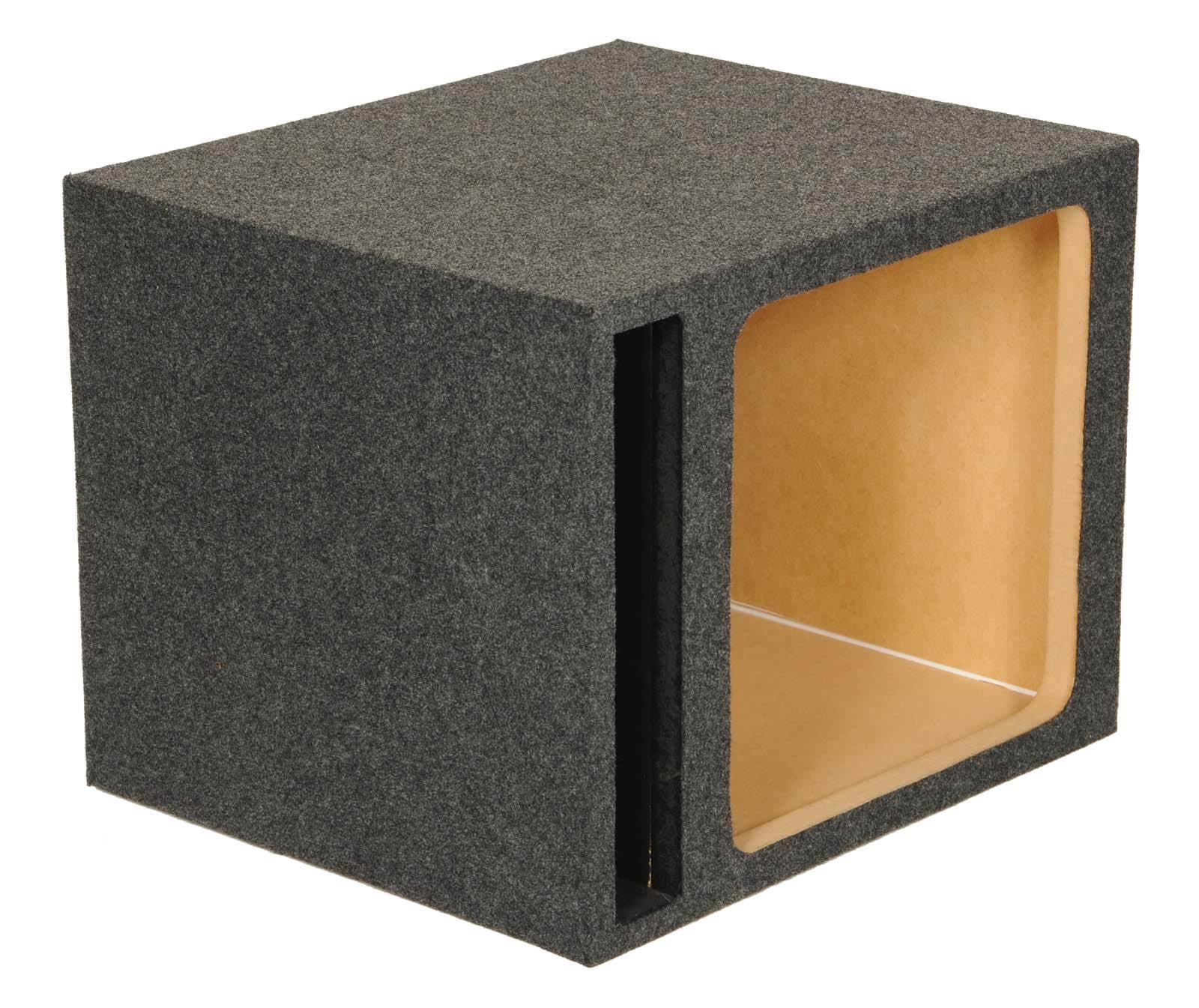 Q Power HD115 15" Single Heavy Duty Vented Square Subwoofer Sub Enclosure Box - VMInnovations