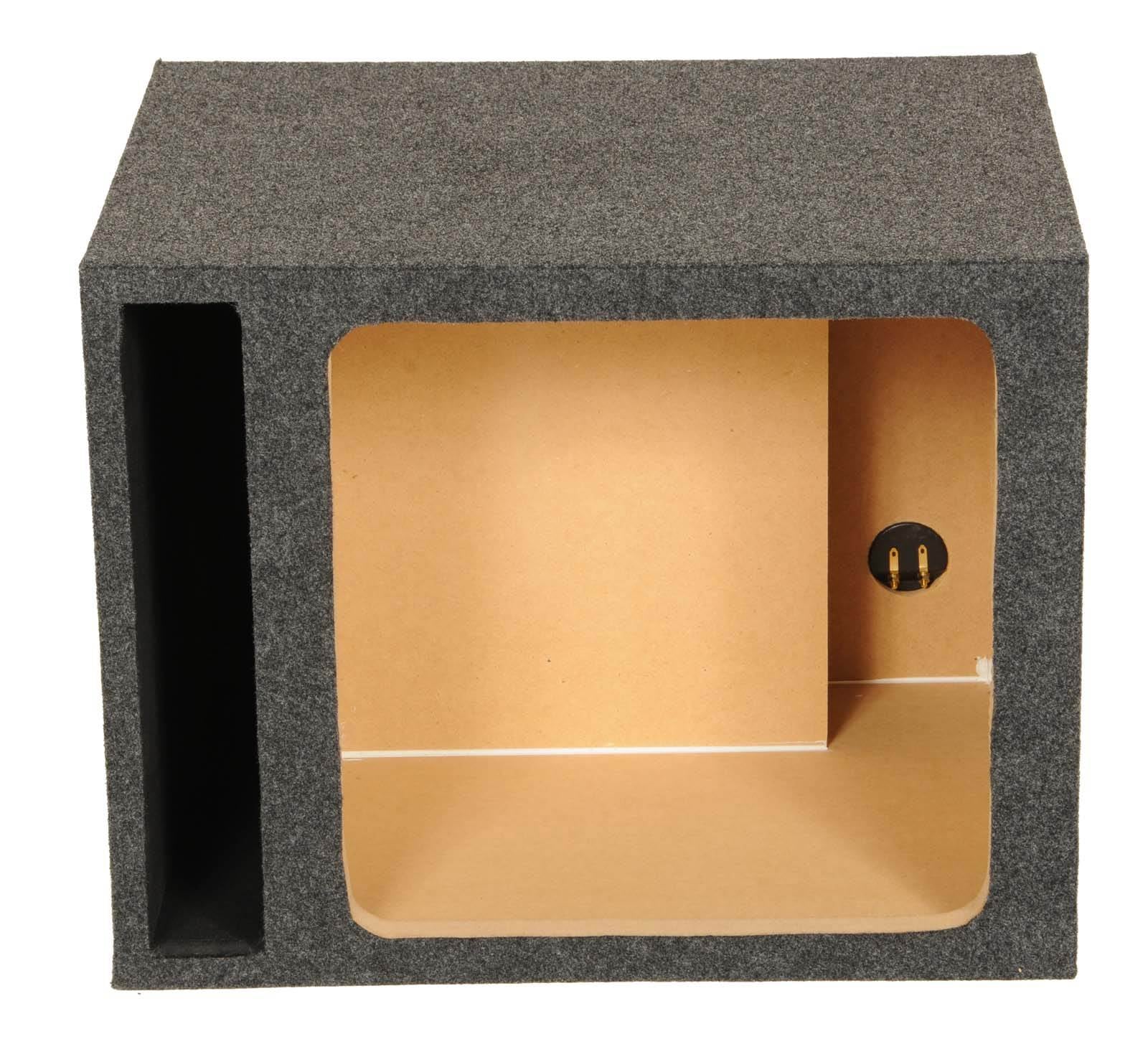 Q Power HD115 15" Single Heavy Duty Vented Square Subwoofer Sub Enclosure Box - VMInnovations