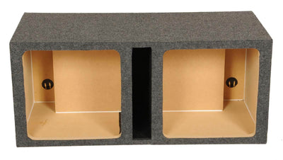 Q Power HD215 15" Dual Heavy Duty Vented Square Subwoofer Sub Enclosure Box