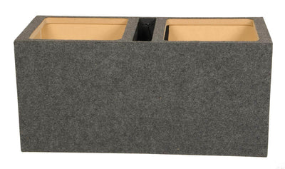 Q Power HD215 15" Dual Heavy Duty Vented Square Subwoofer Sub Enclosure Box