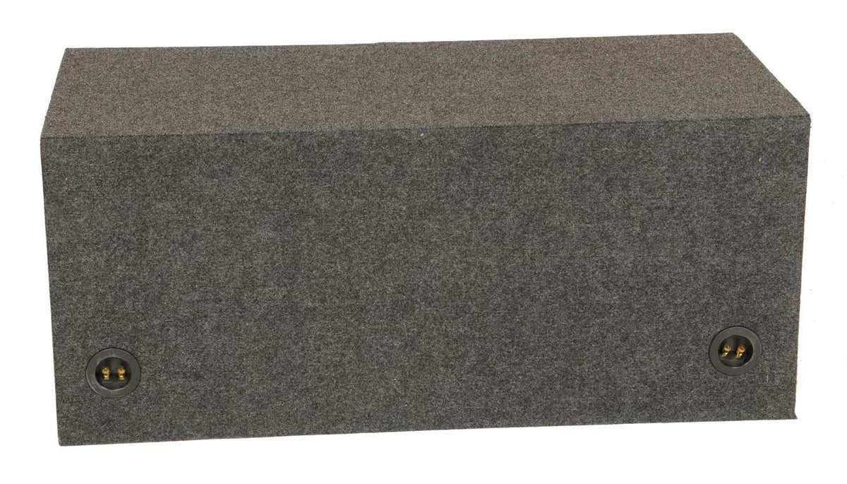 Q Power HD215 15" Dual Heavy Duty Vented Square Subwoofer Sub Enclosure Box