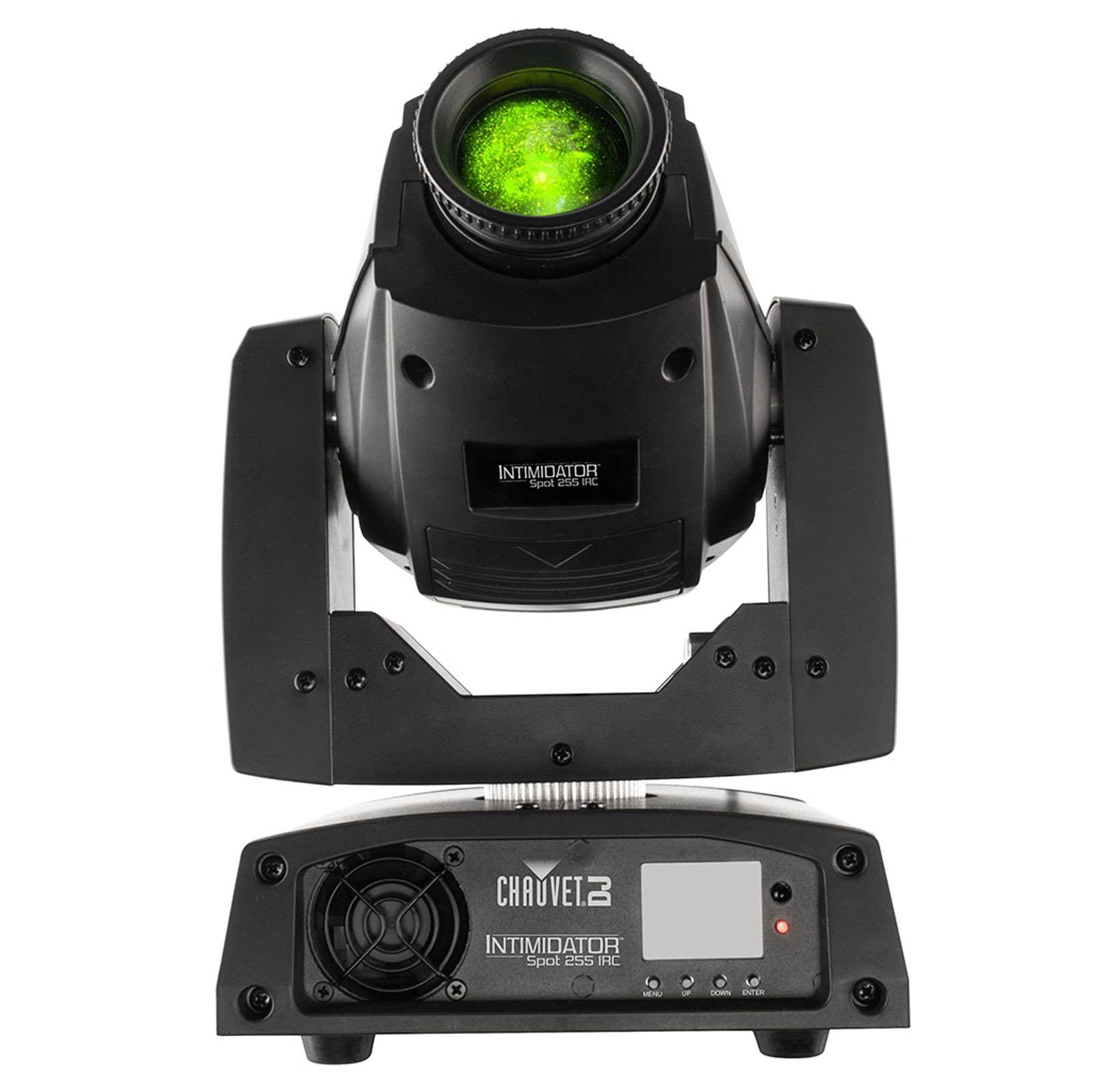 (2) CHAUVET DJ Intimidator Spot 255 IRC 60 W LED Moving Head DMX Light Effects
