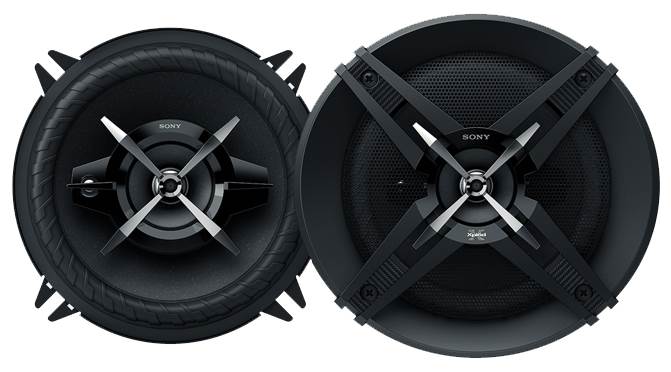 2)Sony XS-XB130 5.25" 300W 3 Way Car Coaxial Speakers Audio Stereo (Open Box)
