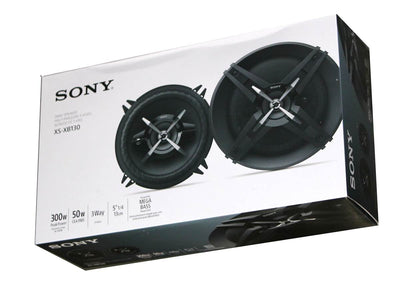 2)Sony XS-XB130 5.25" 300W 3 Way Car Coaxial Speakers Audio Stereo (Open Box)