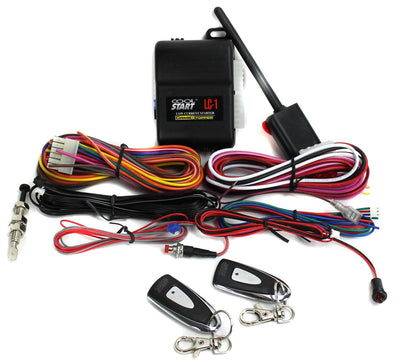 New Crimestopper LC-1 Cool Start 1500 Ft 1 Way Car Remote Start Starter Kit