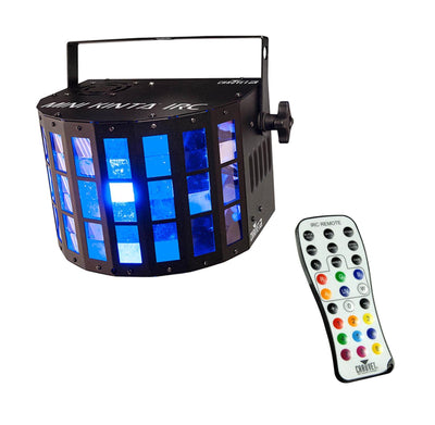 CHAUVET DJ Mini Kinta IRC 3W LED RGB DMX Lighting Effect + IRC-6 Wireless Remote