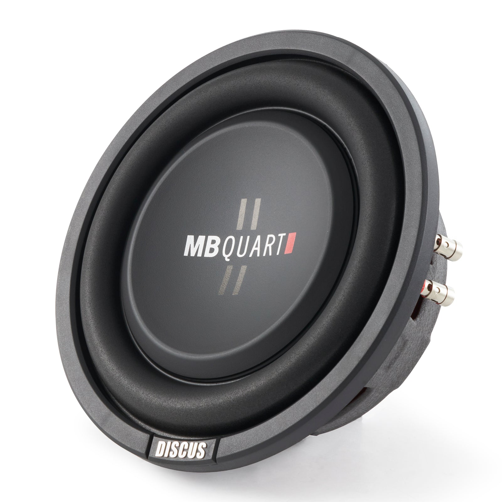 MB Quart DS1-204 400 Watt 8 Inch Shallow Slim DVC 4 Ohm Car Sub, Single Speaker - VMInnovations