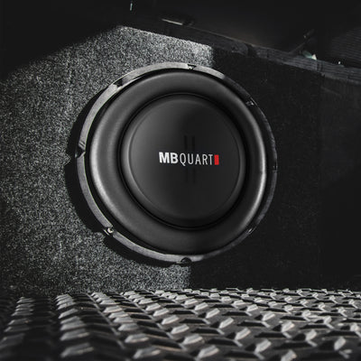 MB Quart 8” Shallow Car Sub Single Speaker & Marine Powersports Nautic Amplifier