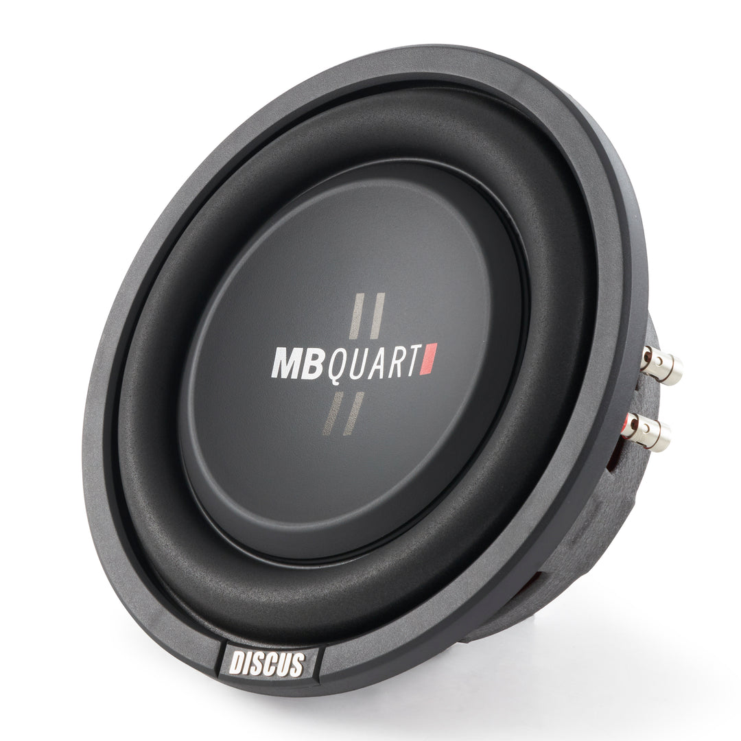 MB Quart DS1-204 400 Watt 8 Inch Shallow DVC 4 Ohm Car Subwoofer Speaker Pair