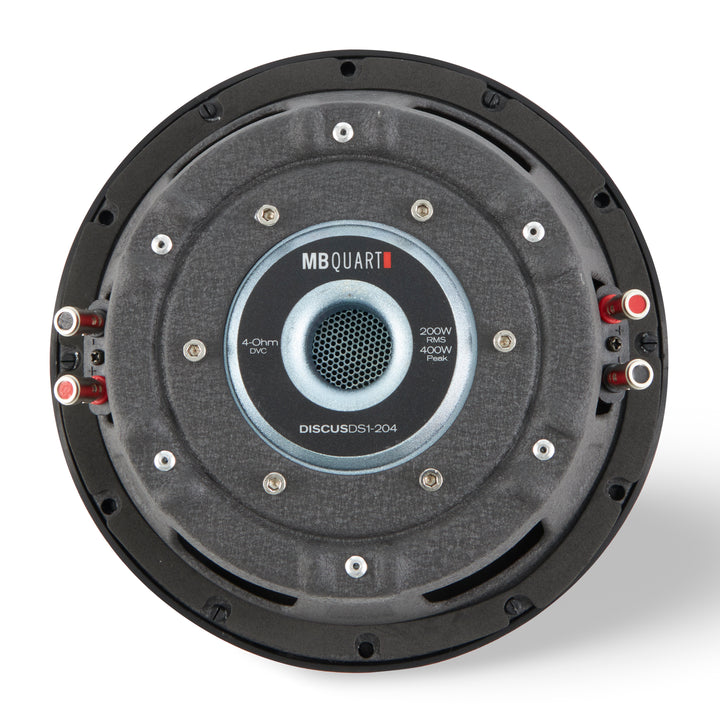MB Quart DS1-204 400 Watt 8 Inch Shallow DVC 4 Ohm Car Subwoofer Speaker Pair