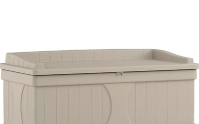 Suncast 99 Gallon Deck Box and Bench with Seating Capacity for two (3 Pack)