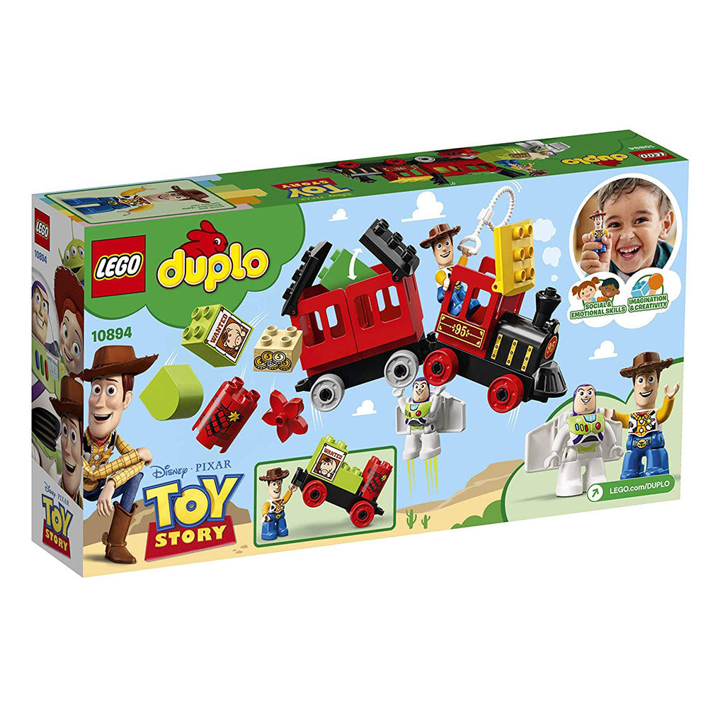 LEGO Duplo 21 Piece Toy Story Train Building Kit with 2 Minifigures for Toddlers
