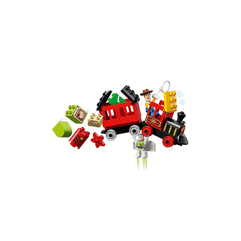 LEGO Duplo 21 Piece Toy Story Train Building Kit with 2 Minifigures for Toddlers