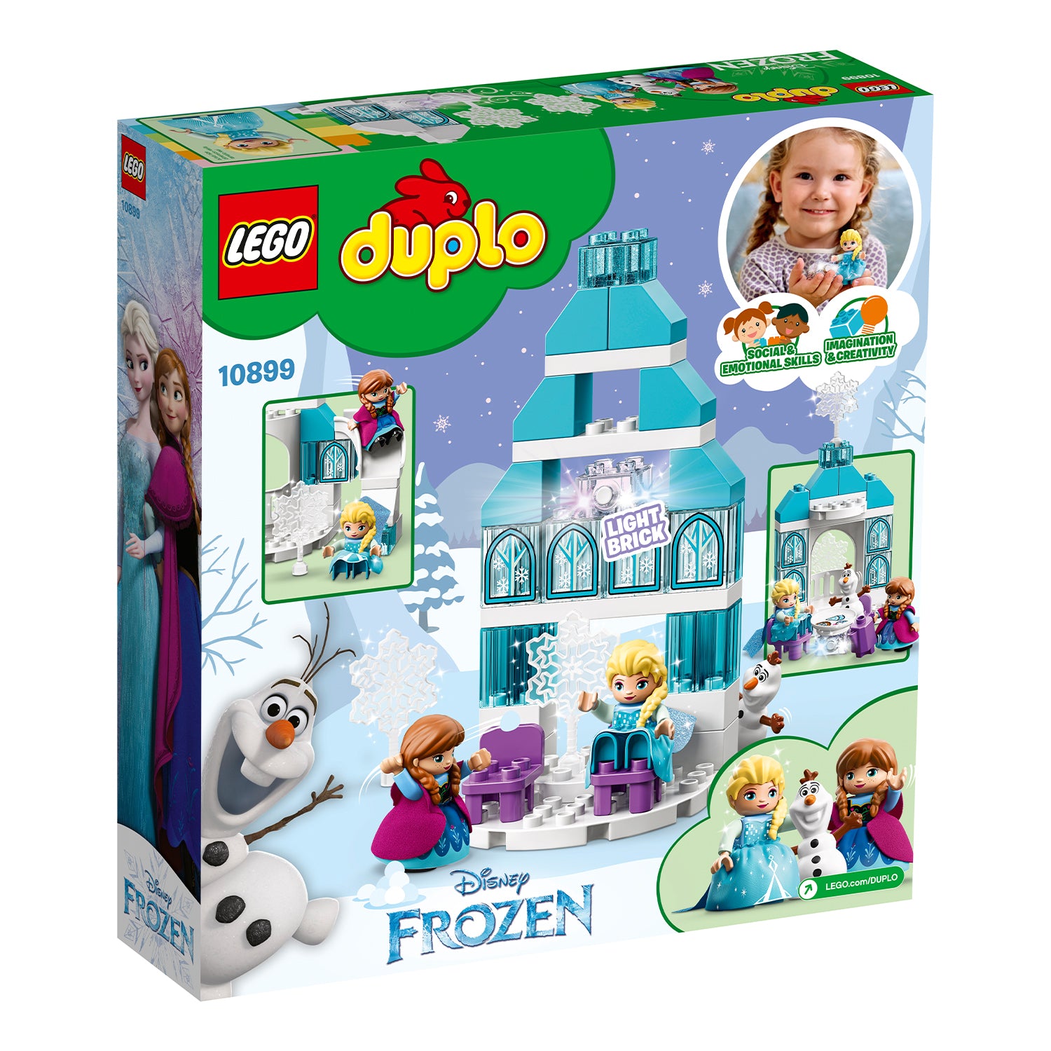 LEGO DUPLO 10899 Disney Frozen Ice Castle Building Kit 59 Pieces w/ 3 Figures