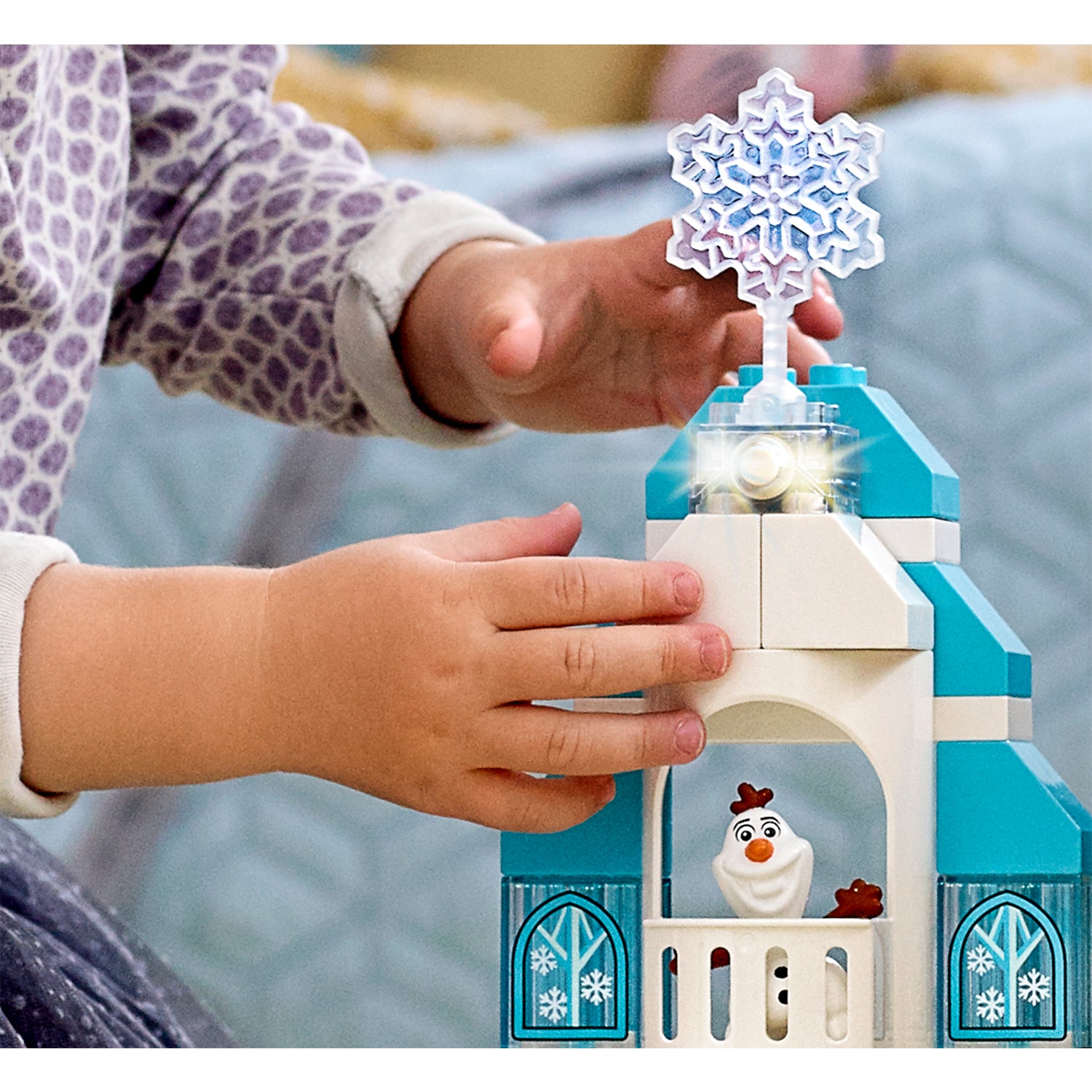 LEGO DUPLO 10899 Disney Frozen Ice Castle Building Kit 59 Pieces w/ 3 Figures
