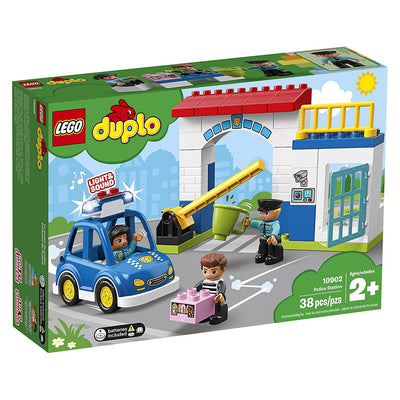 LEGO DUPLO 10902 Police Station 38 Piece Preschool Toddler Block Building Set