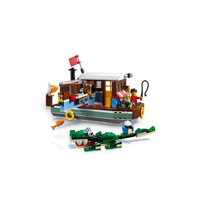 LEGO 31093 Creator 396 Piece 3 in 1 Riverside Houseboat Building Kit for Kids