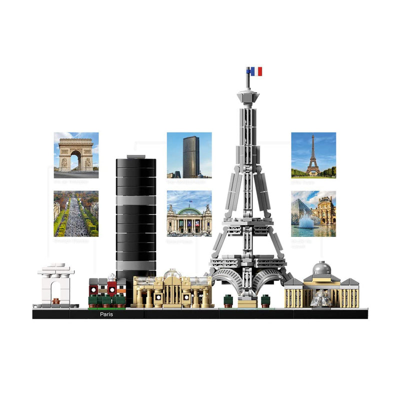 LEGO 21044 Skyline Collection Eiffel Tower Building Set (694 Piece) (Open Box)