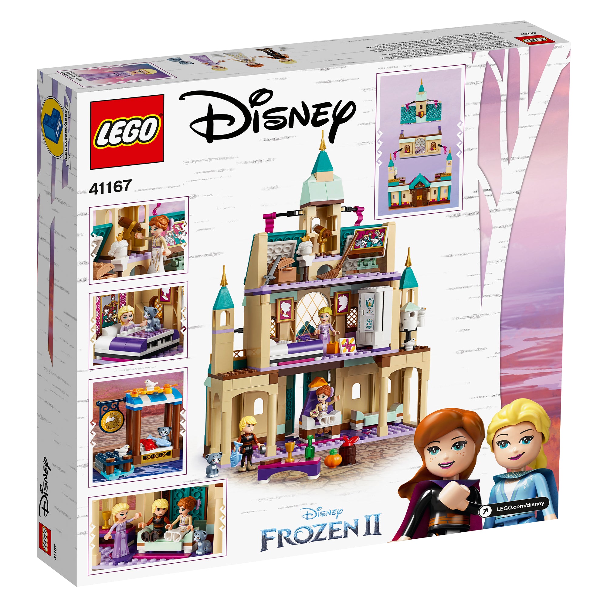 LEGO Frozen II Arendelle Toy Castle Village 41167 Building Kit (521 Pieces)