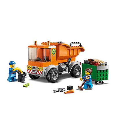 LEGO 60220 City 90 Piece Garbage Truck Building Set with 2 Minifigures for Kids