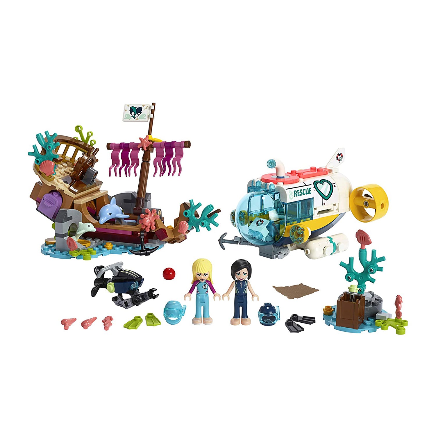 LEGO Friends 41378 Dolphins Rescue Mission 363 Piece Block Building Set for Kids