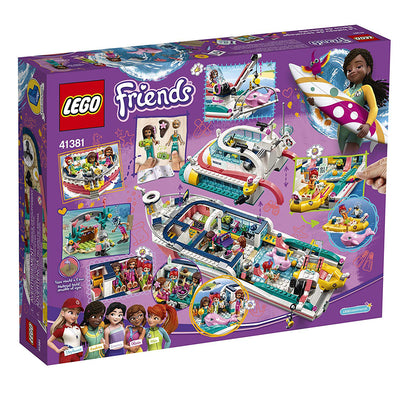 LEGO Friends Rescue Mission Boat 908 Piece Block Kit w/ 5 Minifigures (Open Box)
