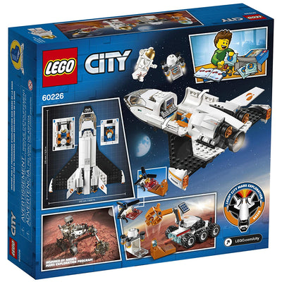 LEGO City 60226 Mars Research Space Shuttle NASA Playset with 2 Astronauts