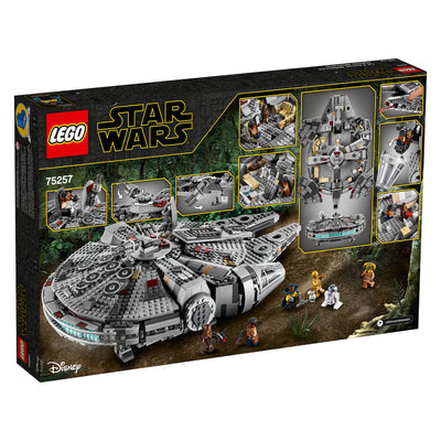 LEGO 75257 Millennium Falcon Block Building Kit w/ 7 Star Wars IX Minifigures