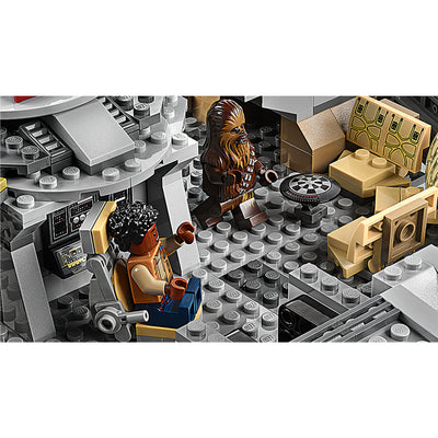 LEGO 75257 Millennium Falcon Block Building Kit w/ 7 Star Wars IX Minifigures