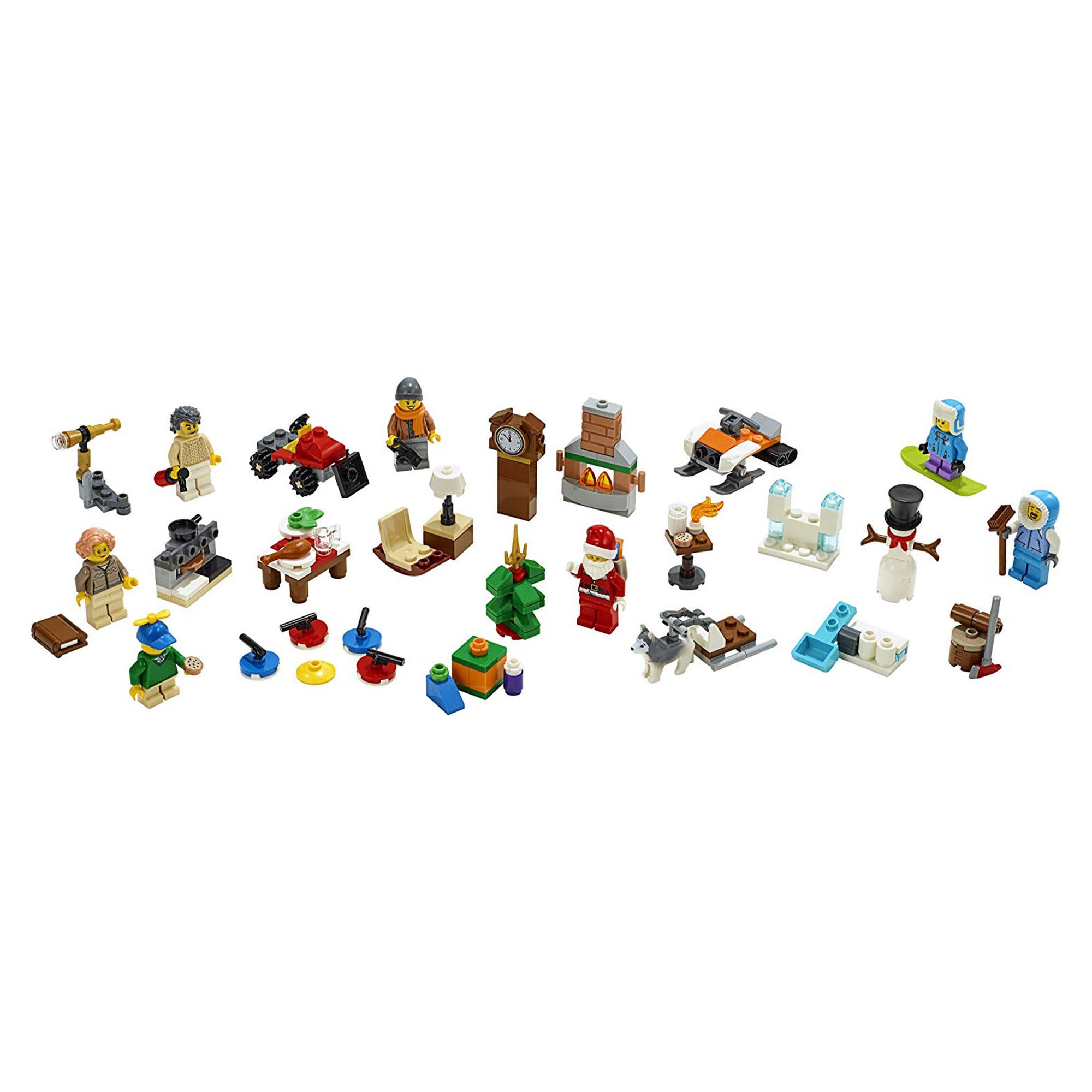 LEGO 60235 2019 Advent Calendar Block Building Kit w/ 7 Minifigures (234 Pieces)