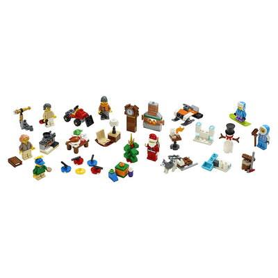 LEGO 60235 2019 Advent Calendar Block Building Kit w/ 7 Minifigures (234 Pieces)