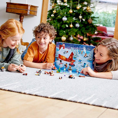 LEGO 60235 2019 Advent Calendar Block Building Kit w/ 7 Minifigures (234 Pieces)