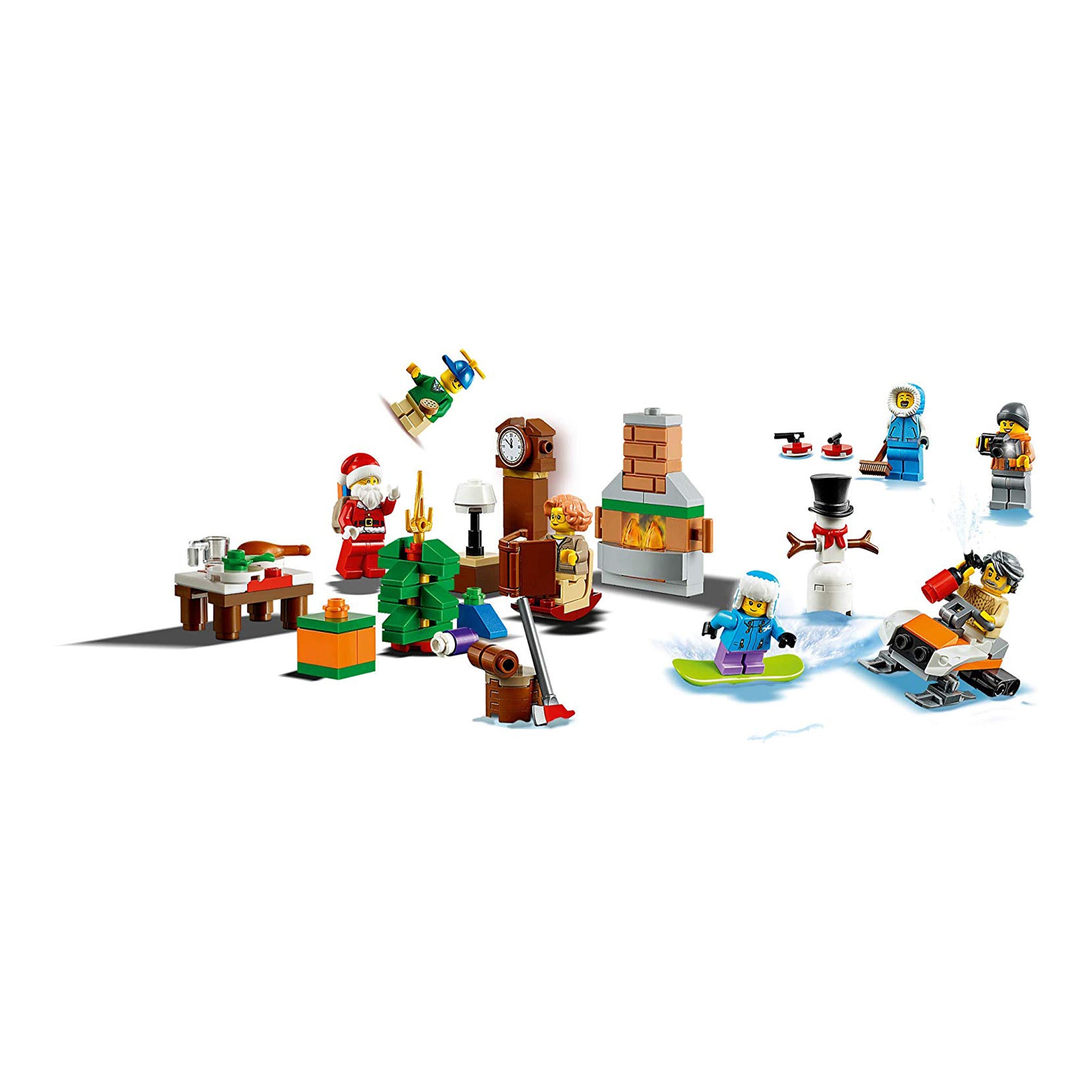LEGO 60235 2019 Advent Calendar Block Building Kit w/ 7 Minifigures (234 Pieces)