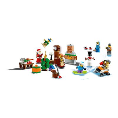 LEGO 60235 2019 Advent Calendar Block Building Kit w/ 7 Minifigures (234 Pieces)