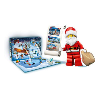 LEGO 60235 2019 Advent Calendar Block Building Kit w/ 7 Minifigures (234 Pieces)
