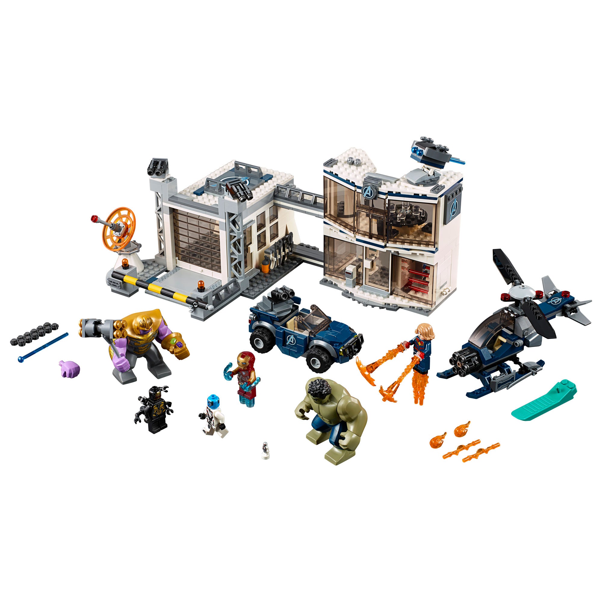 LEGO 76131 Marvel Avengers Compound Battle Building Block Set with Minifigures