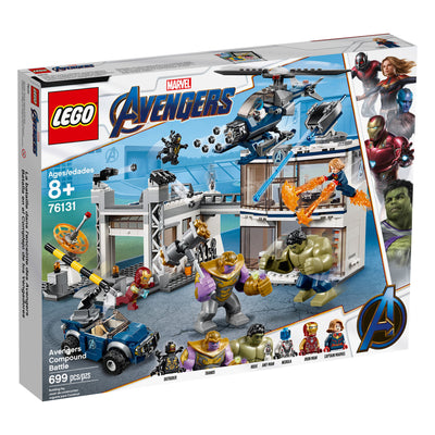 LEGO 76131 Marvel Avengers Compound Battle Building Block Set with Minifigures