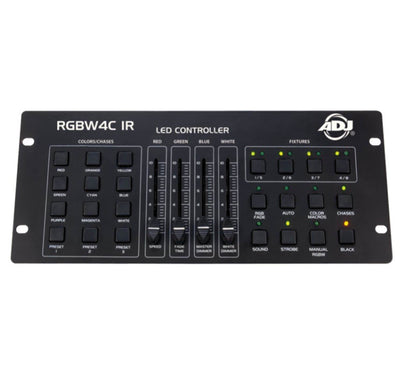 American DJ 32 Channel RGB/RGBW/RGBA LED DMX Lighting Controller | RGBW4C-IR