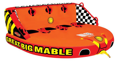 SPORTSSTUFF 53-2218 Great Big Mable Quadruple Rider Towable Tube w/ 60' Tow Rope - VMInnovations