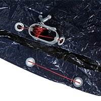 Swimline 15' Deluxe Round Above Ground Swimming Pool Winter Cover w/ Leaf Net