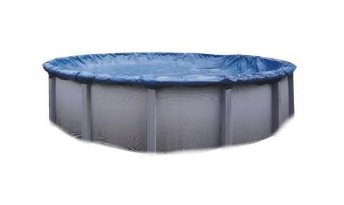 Swimline 15' Round Above Ground Swimming Pool Cover + Leaf Net + Air Pillow