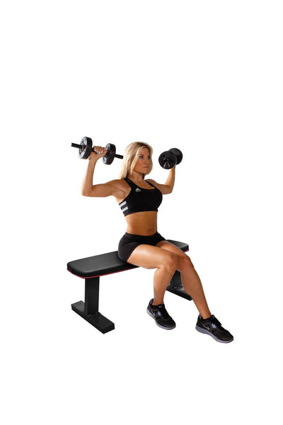 Marcy Multipurpose Home Gym Workout Utility Flat Bench | SB-10510 (Open Box)
