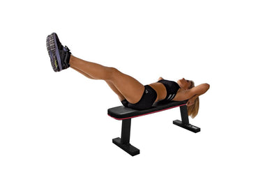 Marcy Multipurpose Home Gym Workout Utility Flat Bench | SB-10510 (Open Box)