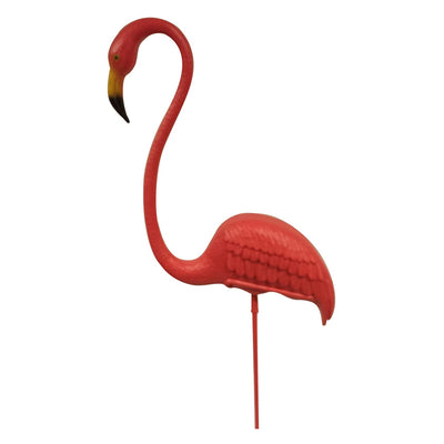 Union Products Outdoor Featherstone Flamingo Yard Lawn Ornament, (Open Box) - VMInnovations